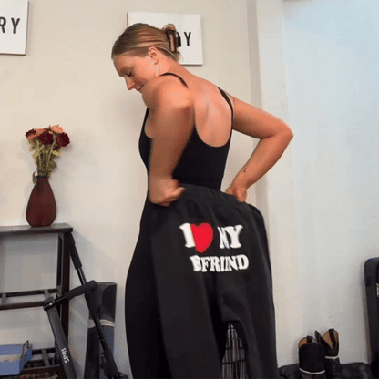 I LOVE MY BOYFRIEND SWEATPANTS