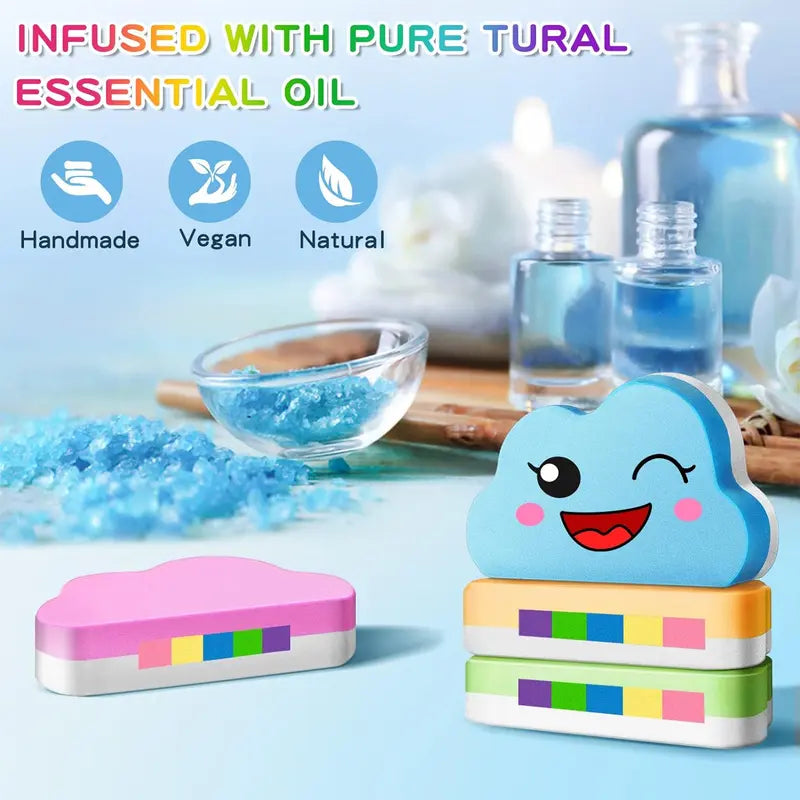 PureCloud Rainbow Bath Bombs