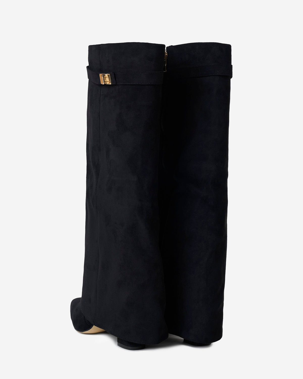 Étoile Noir Foldover Suede Boots